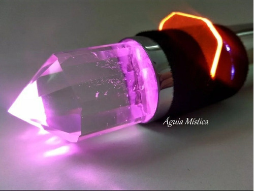 Imagem 3 de 10 de Bastão Atlante Cromoterapia E Cromopuntura Cristal Vogel