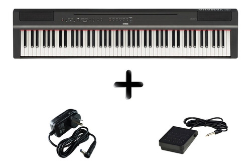 Piano Digital Yamaha P125 88 Teclas Pesadas + Fuente + Pedal