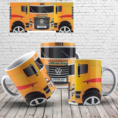 Caneca Caneca Caminhão + Caixinha - Opção 44