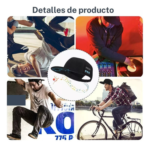 Boné De Beisebol Com Alto-falante Para Fone De Ouvido
