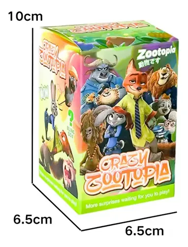Caja Sorpresa Crazy Zootopia Figura Coleccionable Pelicula