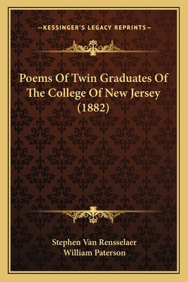 Libro Poems Of Twin Graduates Of The College Of New Jerse...