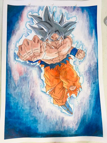 Dibujo De Goku En Ultrainstinto