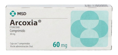 Arcoxia 7 Comprimidos 60mg