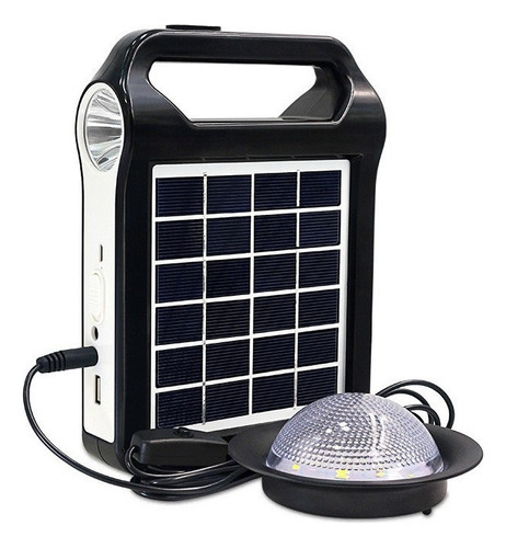 Sistema Generador De Panel Solar Portátil Lámpara De Ilumina
