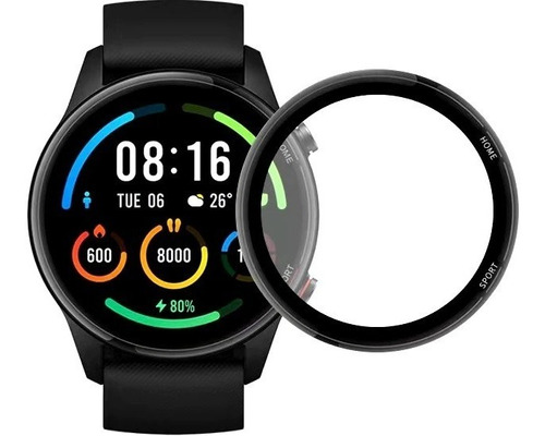 Protector Mica Funda Smartwatch Mi Watch Xiaomi Borde Duro