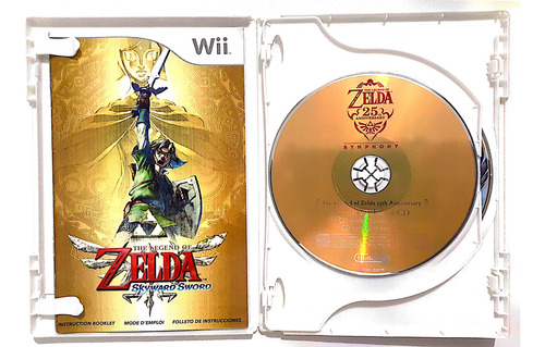 Zelda Skyward Sword Coleção 25 Anos Nintendo Wii. (Usado)