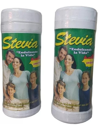Stevia Cristalizada Grande (150 A 200 Gr Aprox.) Pack De 2