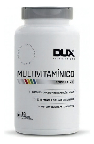 Multivitamínico (90 Caps) - Dux Nutrition Sabor Sem Sabor