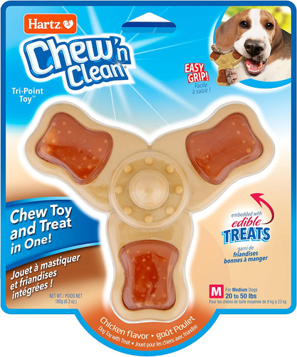 Juguete Para Masticar Y Golosina Hartz Chew N Clean En Un So