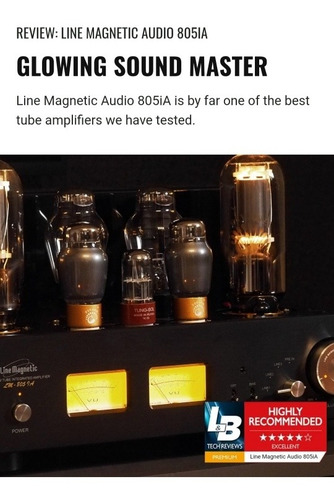 Amplificador A Tubos Line Magnetic Lm805ia