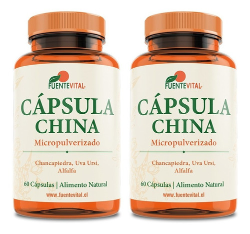 Cápsula China -chancapiedra - Uva Ursi - Diurético Oferta X2