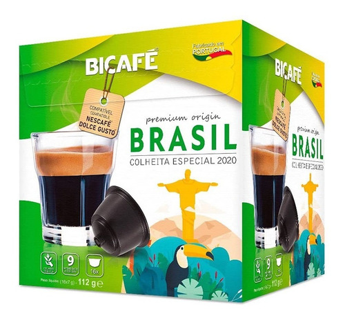Cápsulas Bicafé Café Brasil Compatible Dolce Gusto Ub