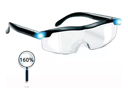 Lentes Con Aumento De 160% Y Luz Led Recargable