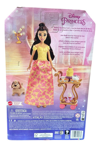Muñeca Princess Carrito Hora Del Te De Bella 711a
