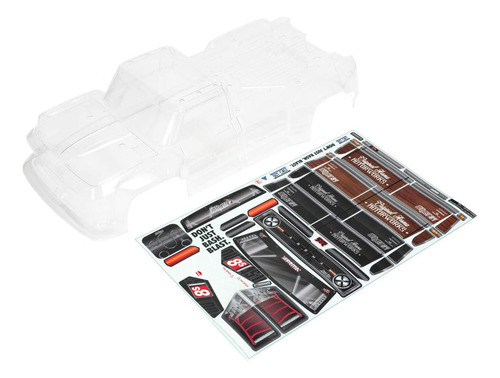 Arrma 1/5 Clear Body Shell Con Calcomanías: Outcast 8s, Ara4