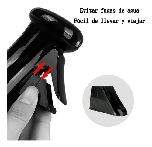 Pulverizador de atomização fina portátil de 300 ml