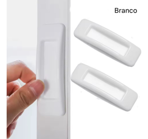 Puxador Adesivo Com Design Moderno P/ Armarios E Janelas 4un