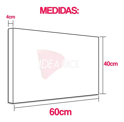 Cuadro Estéticas Uñas Belleza Canvas Grueso 60x40 Suh21