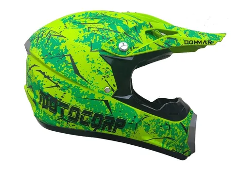 Casco cross verde new arrivals