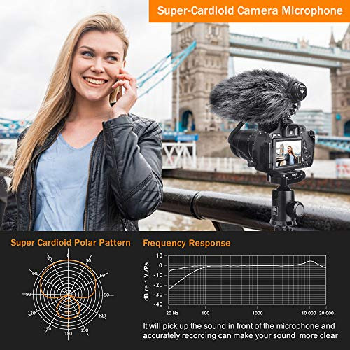 Micrófono De Cámara Comica Cvm-v30 Pro Para Dslr Canon,