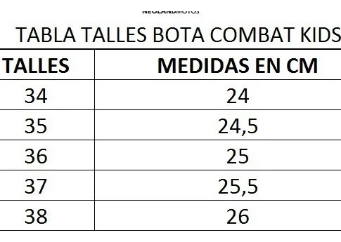 Bota infantil sales numero 34