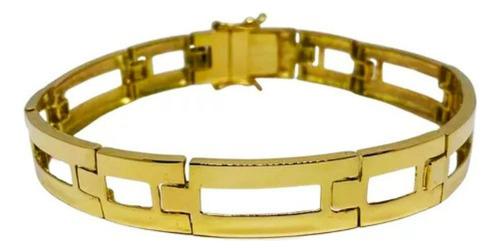 Pulseira Bracelete Aureo 30 Gramas 10mm Ouro 18k
