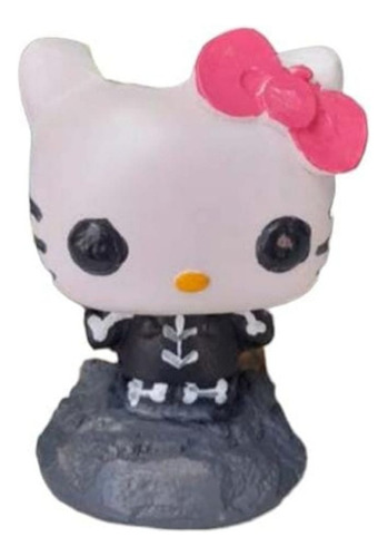 Maceta Estilo Funko Pop Hello Kitty Figura Esquleto