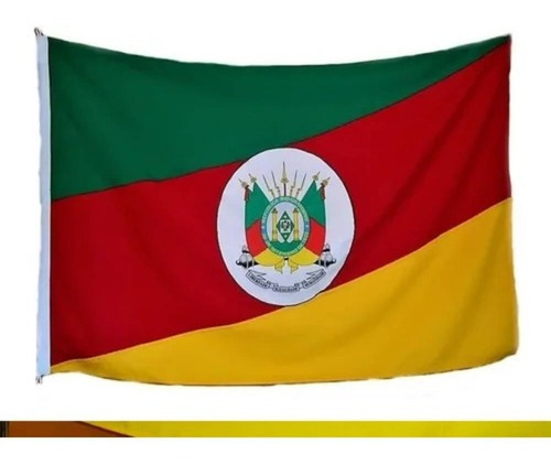 Bandeira Oficial Rs Grande 3panos Medidas 1,92x1,35 Gaúcho