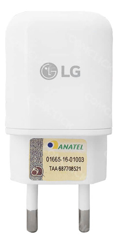 Carregador Fast Charge LG G Flex2, G3, G4, G5 Original