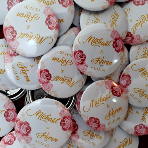 10 Pins Personalizados Para Cumpleaño, Eventos Empresariales