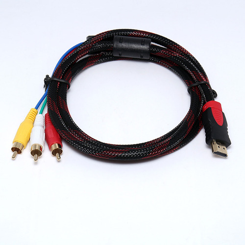 Adaptador De Cable Hdmi Macho A 3 Rca, Vídeo, Audio Av, Para