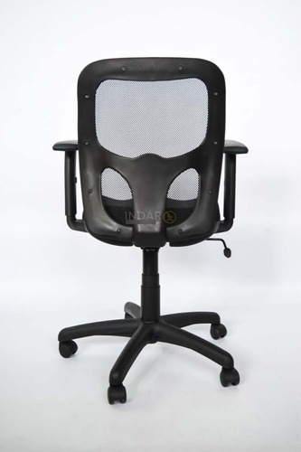 Imagen 6 de 10 de Silla Ecritorio Indar India Brazos Regulables Basculante