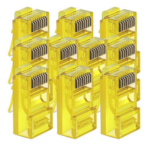 Plug Para Cable De Red, Mxcyy-001, 1 Paquete, 1x10 Pzas, Rj4