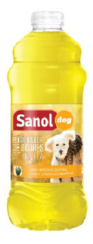 Eliminador De Odores Citronela 2 Litros Sanol Dog