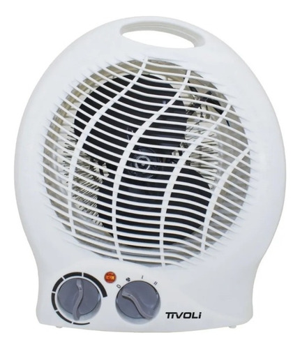 Caloventor Tivoli Con Termostato 2000w Portatil Color Blanco