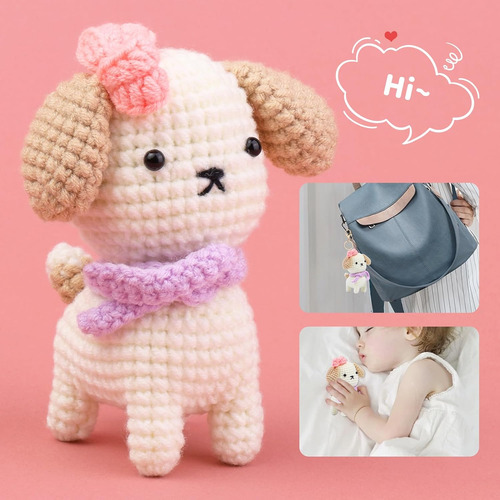 Kit De Crochet Para Principiantes Con Lana Incluida