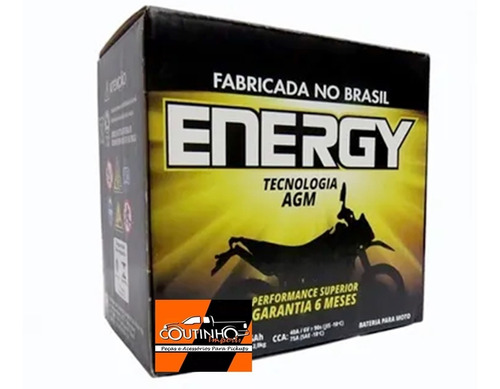 Bateria Energy Moto Etx5l - Honda Cg Titan Ks/es 2000/2004 