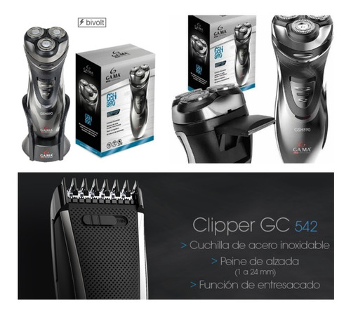 Pack Gama Cortapelos Gcs 544 + Afeitadora Eléctrica Gsh 890