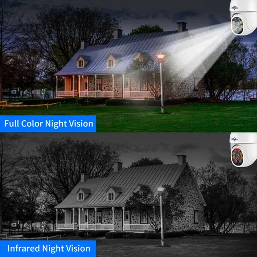 Webcam Talk Vision Para Uso Doméstico Y Exterior Wifi Bidire