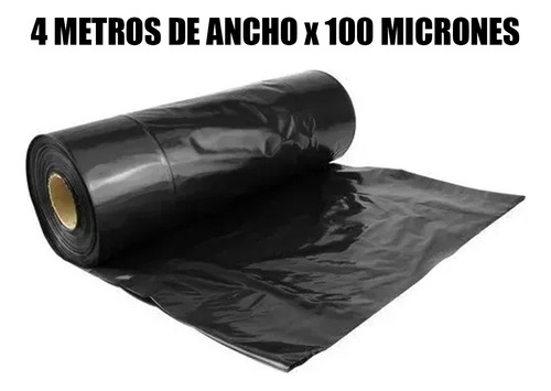 Polietileno Obra 4,00 Ancho X 100 Micrones - Fraccionado $