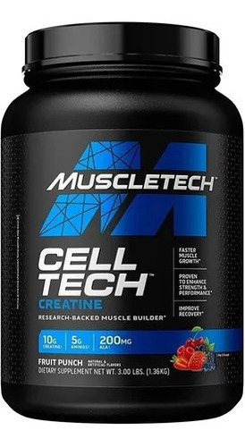 Muscletech Creatina  Performanceseries Aminoacidos Sabor Fruit Punch