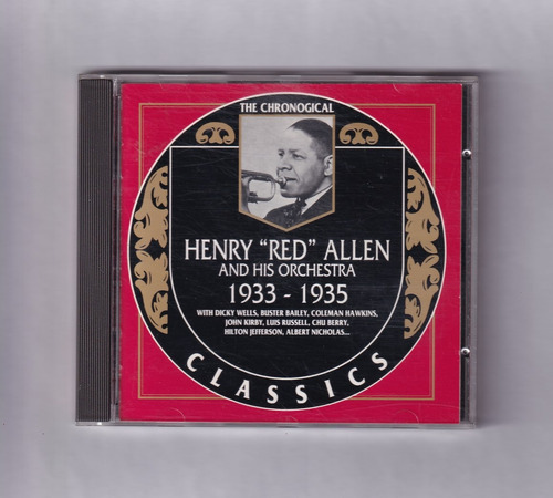 Henry Red Allen 1933 - 1935 Cd Classics Eu 
