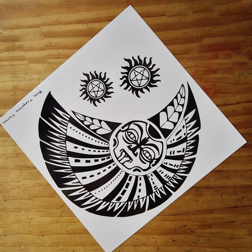 Tatuajes Maui, 2 Hojas De Tatuaje Temporal Extra Grande Simi