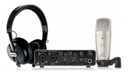 Kit Behringer Placa Mic U-phoria Studio Pro