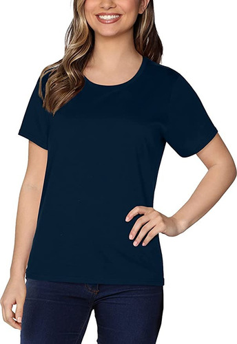 Imagen 4 de 7 de Pack 6 Camiseta Bambú De Manga Corta Para Mujer