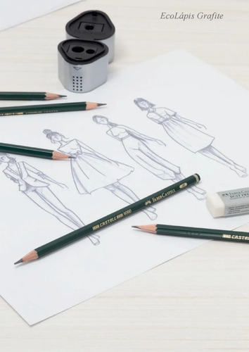 Lapis Preto 9000 2b Faber Castell