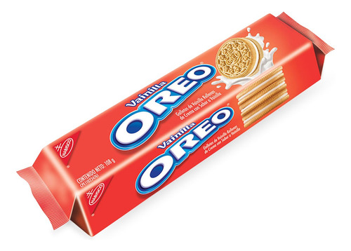 Caja 48 Tubo Galleta Vainilla Oreo Nabisco 108gr 0759 Ml.