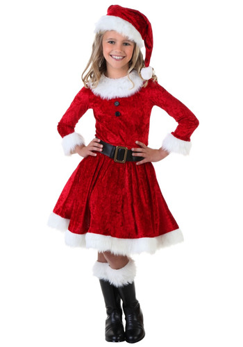 Disfraz Para Niña Mrs. Claus Halloween 