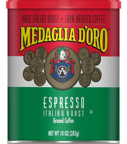 Medaglia D'oro Caf Molido Italian Roast Espresso Style 10 On